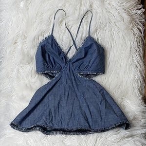 Chelsea & Violet Jean Top with Fringe